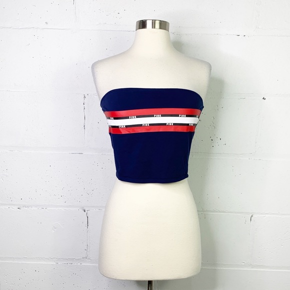 PINK Victoria's Secret Tops - Pink Victoria’s Secret strapless crop top